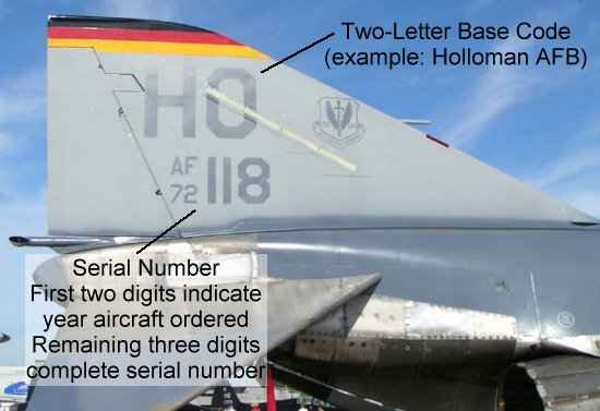 tail numbers codes force air aerospaceweb ask
