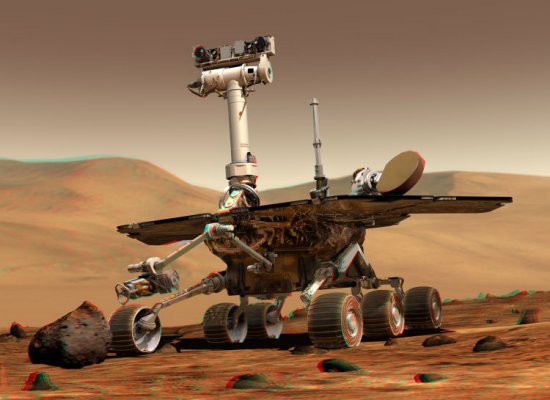 Artist concept of a Mars Exploration Rover