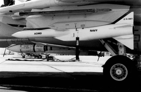 ACIMD shown fitted aboard an F-14