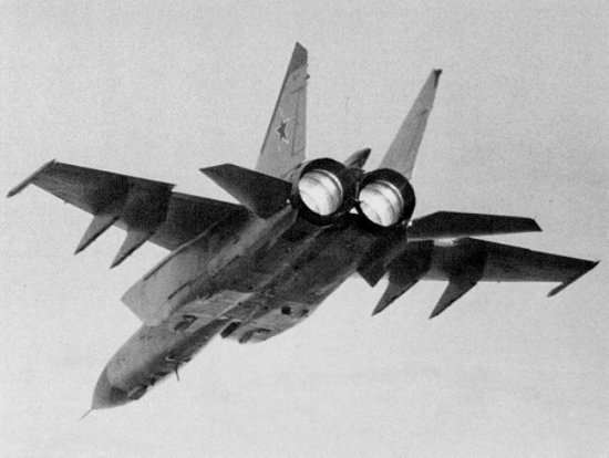 Mikoyan Gurevich MiG-25 interceptor