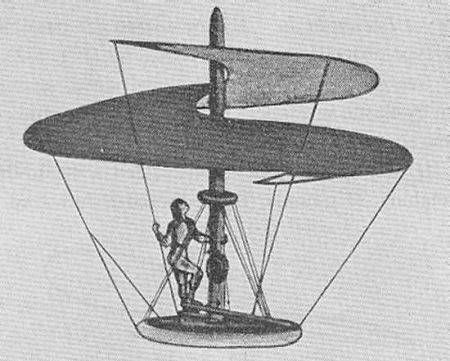 Leonardo da Vinci's Helicopter, 15th Century