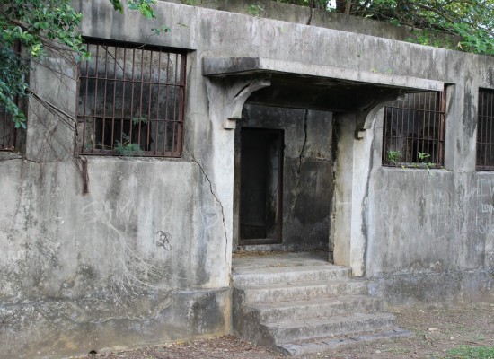 Remains of a jail on Saipan where Earhart and Noonan are said to have been held