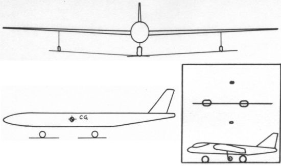 Bicycle landing gear