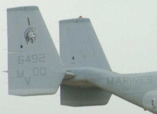 MV-22 of the Marine Tiltrotor Operational Test and Evaluation Squadron