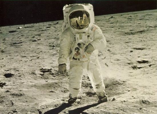 Buzz Aldrin on the Moon