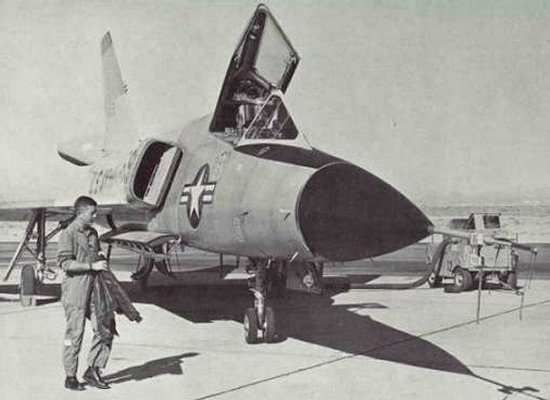 Pilot Joe Rogers with F-106 S/N 56-0459