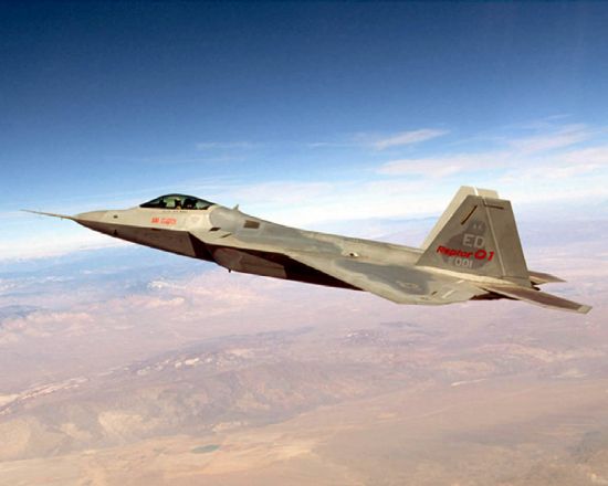 Raptor 01, the first F-22 to be named Raptor